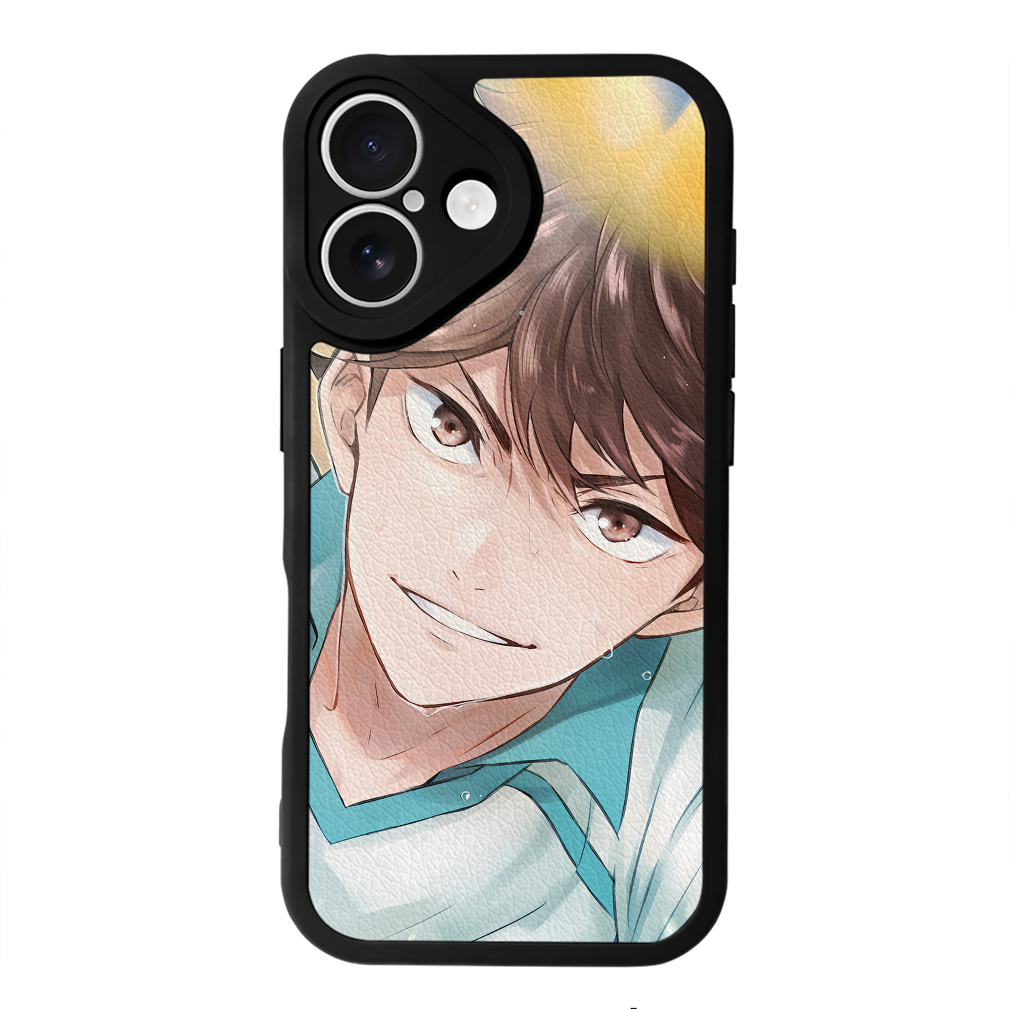 （画像用） ハイキュー!! Haikyu!! 【iPhone 16シリーズ対応】シリコンスマホケース（レザー調） 材質：シリコン